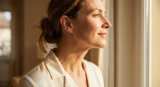 glowing neck and jawline