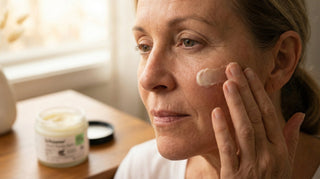 applying Beef Tallow Moisturizer