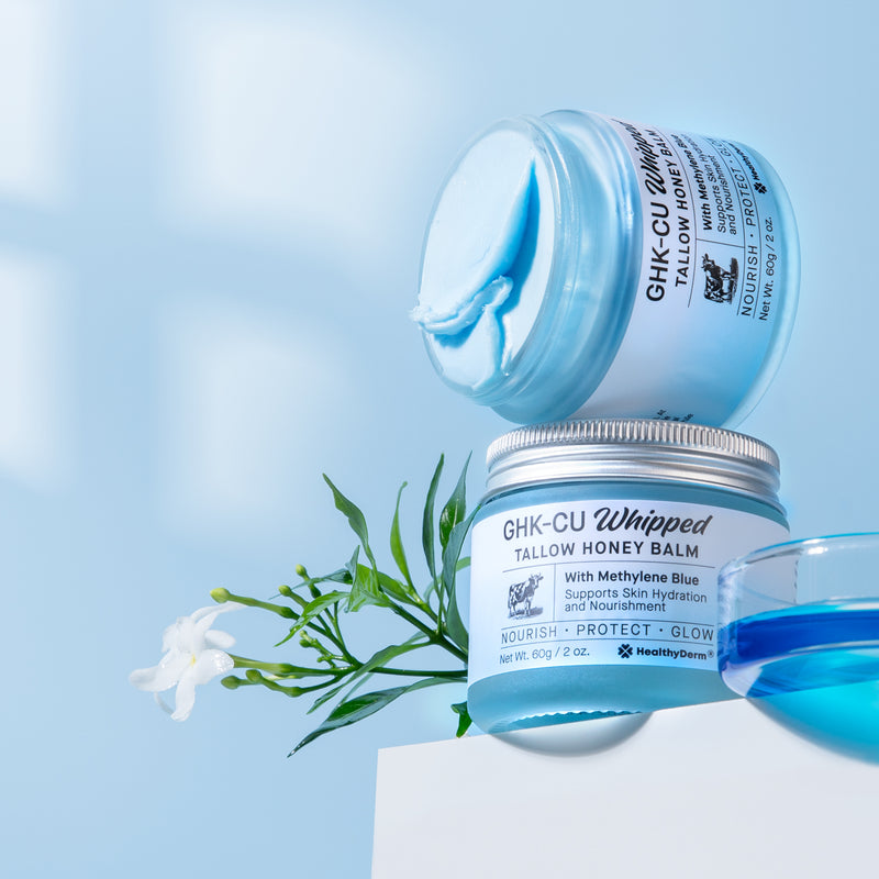 After using our GHK-CU Whipped Tallow Honey Balm for 14 days