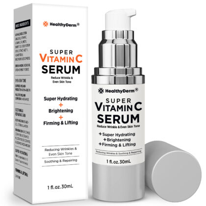 Super Vitamin C Serum for Women Over 50, Wrinkle & Age Spots Reduction